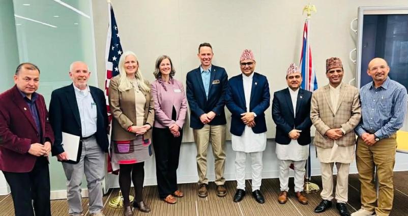 महावाणिज्यदुत खनाल र वायोमिङ्ग वायोमिङ्ग राज्यका गभर्नर, राज्य विधायक, विश्वविद्यालय प्रमुखसँग भेटघाट तथा अन्तक्र्रिया